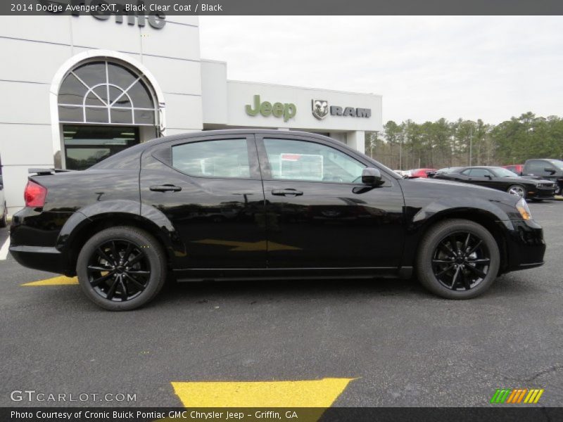 Black Clear Coat / Black 2014 Dodge Avenger SXT