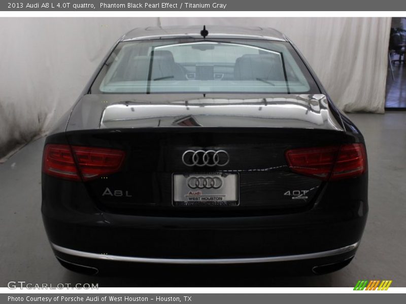 Phantom Black Pearl Effect / Titanium Gray 2013 Audi A8 L 4.0T quattro