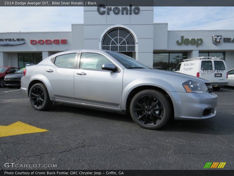 Billet Silver Metallic / Black 2014 Dodge Avenger SXT
