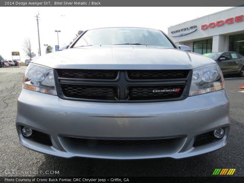 Billet Silver Metallic / Black 2014 Dodge Avenger SXT
