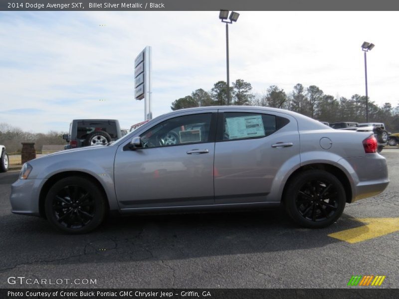 Billet Silver Metallic / Black 2014 Dodge Avenger SXT