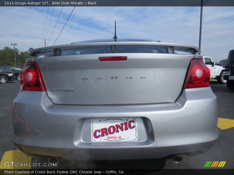 Billet Silver Metallic / Black 2014 Dodge Avenger SXT