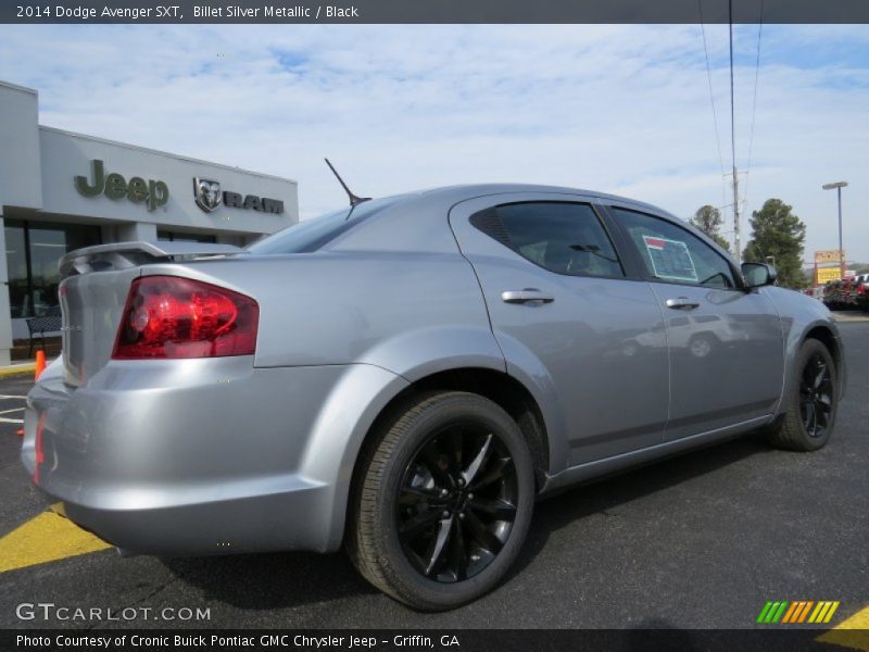 Billet Silver Metallic / Black 2014 Dodge Avenger SXT