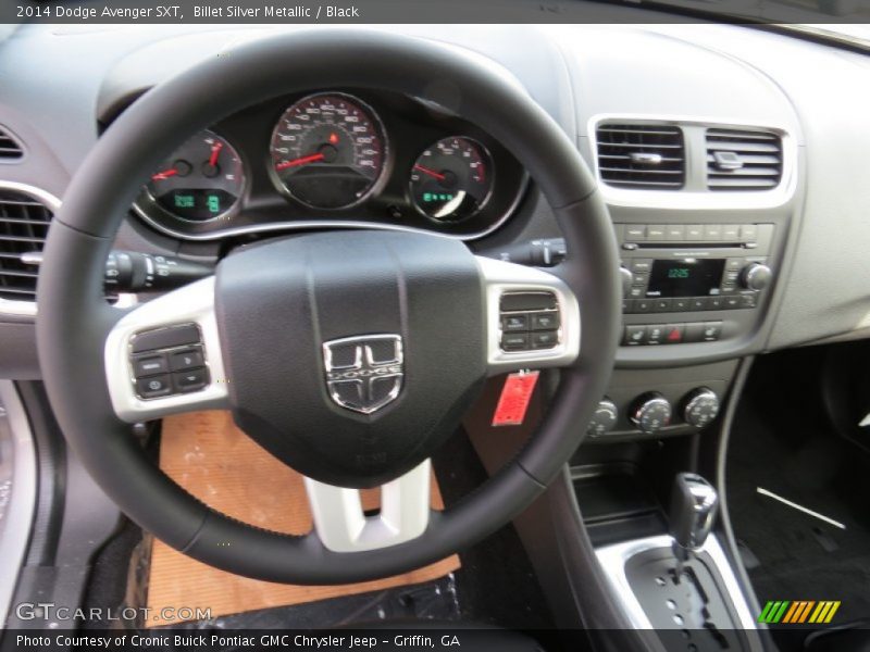 Billet Silver Metallic / Black 2014 Dodge Avenger SXT