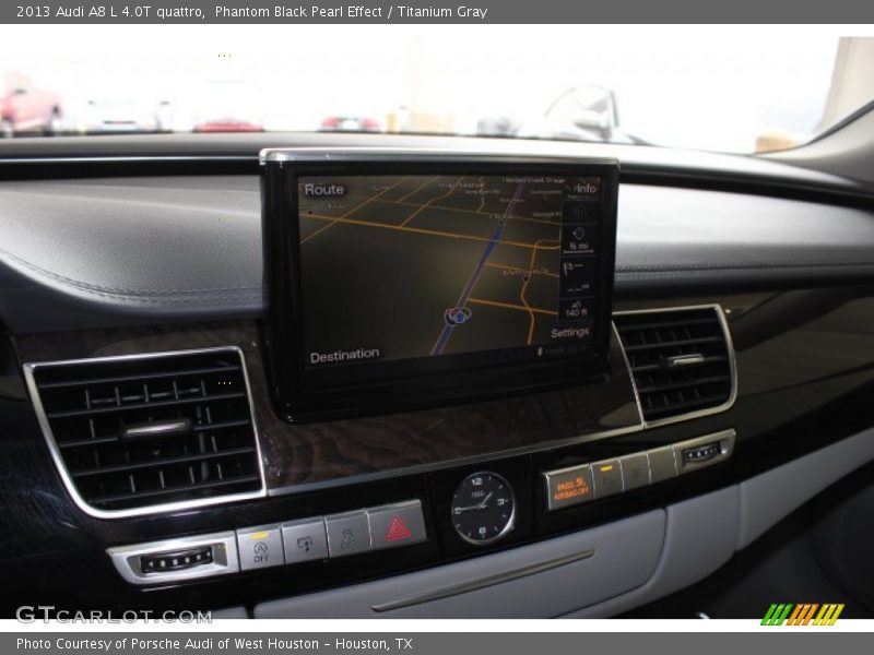 Phantom Black Pearl Effect / Titanium Gray 2013 Audi A8 L 4.0T quattro