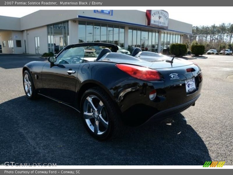 Mysterious Black / Ebony 2007 Pontiac Solstice Roadster