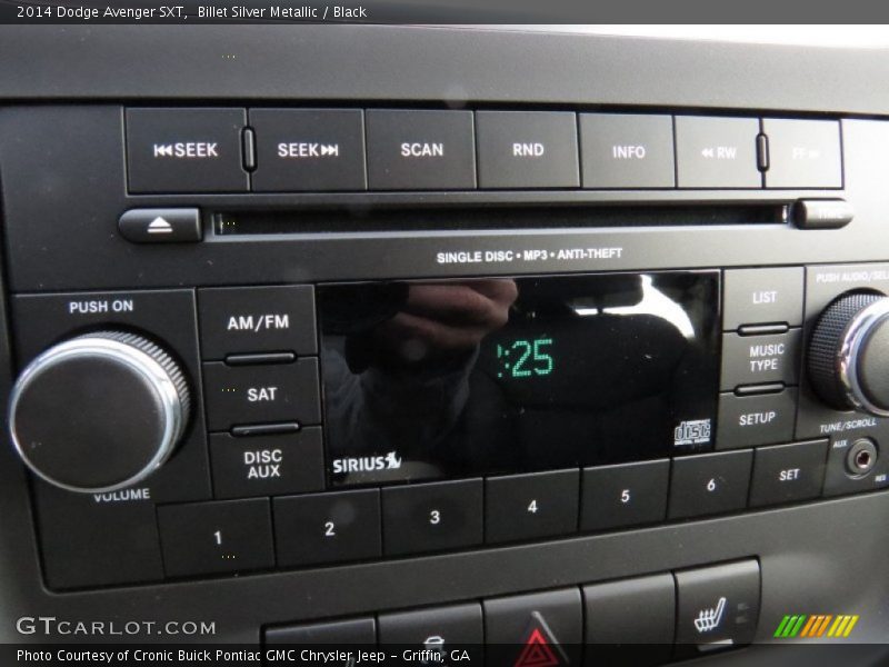 Billet Silver Metallic / Black 2014 Dodge Avenger SXT