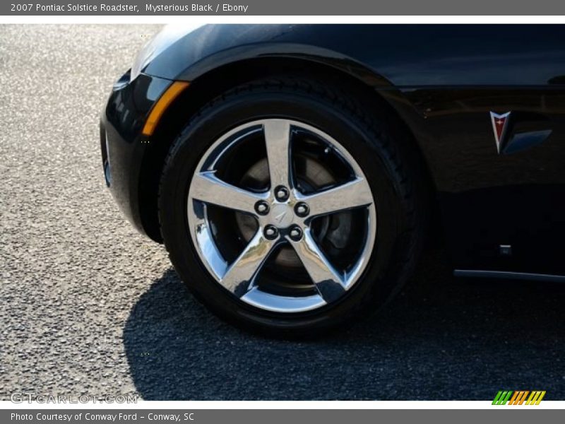 Mysterious Black / Ebony 2007 Pontiac Solstice Roadster