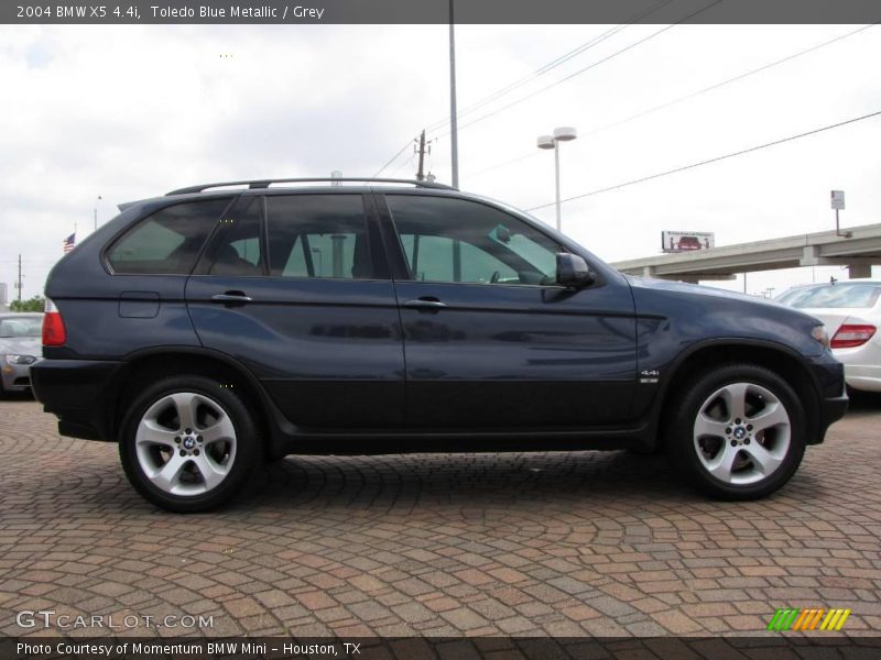 Toledo Blue Metallic / Grey 2004 BMW X5 4.4i