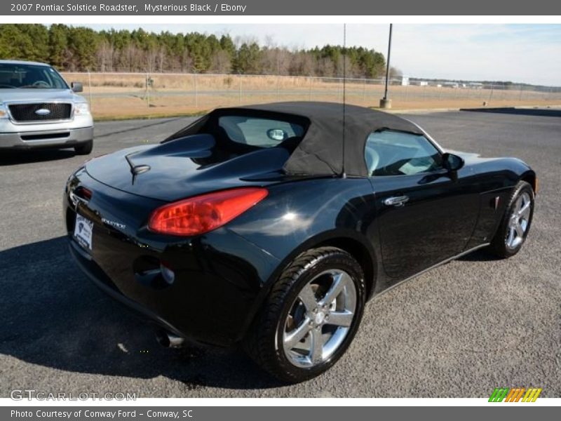 Mysterious Black / Ebony 2007 Pontiac Solstice Roadster