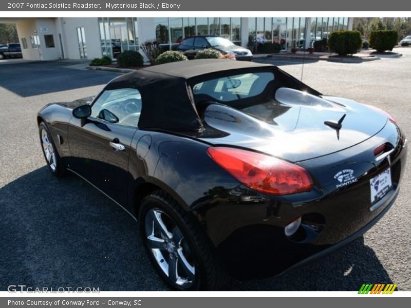 Mysterious Black / Ebony 2007 Pontiac Solstice Roadster