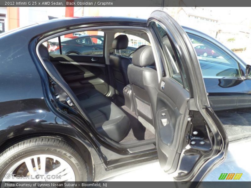 Black Obsidian / Graphite 2012 Infiniti G 25 x AWD Sedan