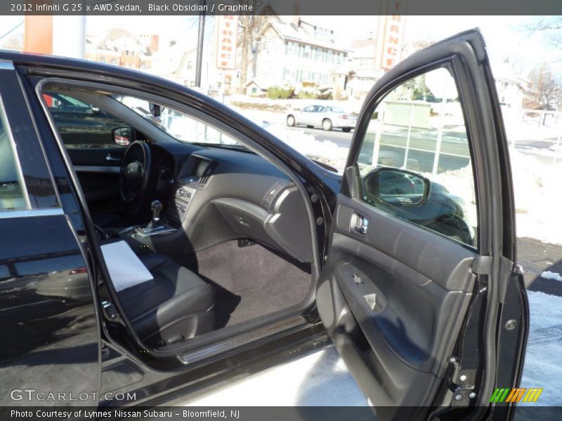 Black Obsidian / Graphite 2012 Infiniti G 25 x AWD Sedan