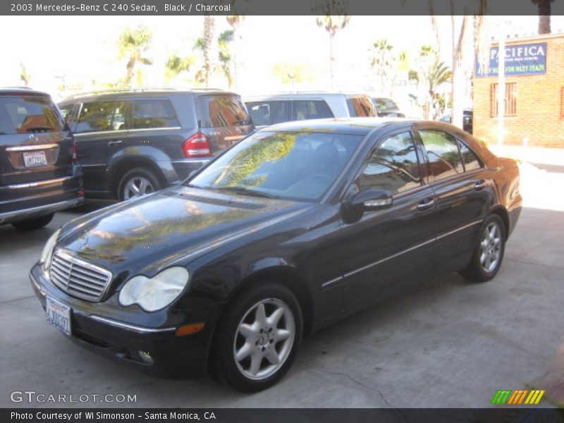 Black / Charcoal 2003 Mercedes-Benz C 240 Sedan