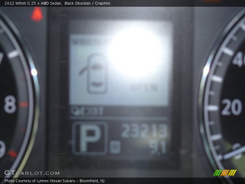 Black Obsidian / Graphite 2012 Infiniti G 25 x AWD Sedan