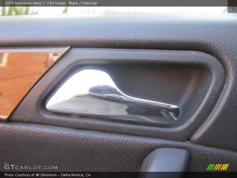 Black / Charcoal 2003 Mercedes-Benz C 240 Sedan