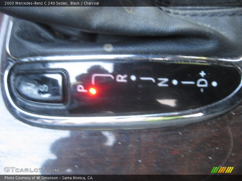 Black / Charcoal 2003 Mercedes-Benz C 240 Sedan