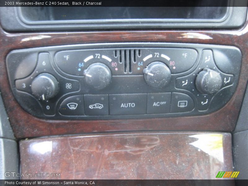 Black / Charcoal 2003 Mercedes-Benz C 240 Sedan