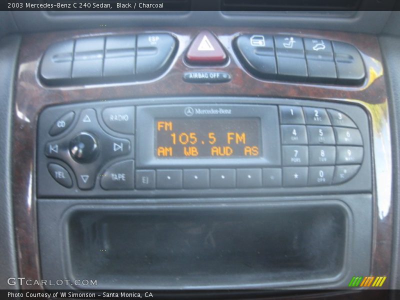Black / Charcoal 2003 Mercedes-Benz C 240 Sedan