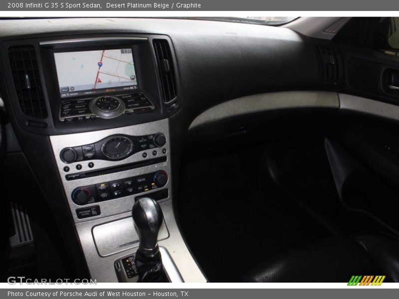 Desert Platinum Beige / Graphite 2008 Infiniti G 35 S Sport Sedan