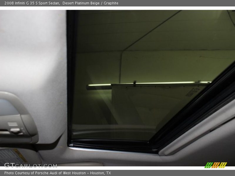 Desert Platinum Beige / Graphite 2008 Infiniti G 35 S Sport Sedan