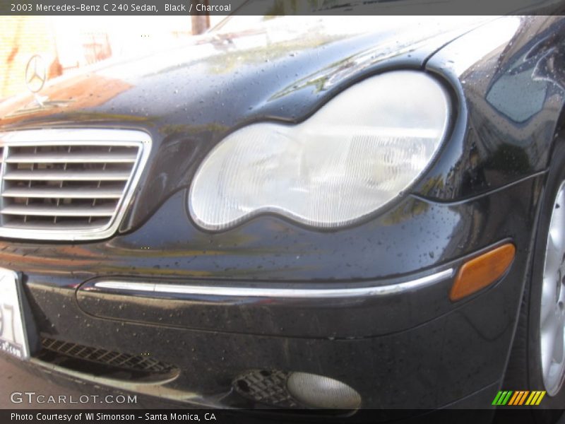 Black / Charcoal 2003 Mercedes-Benz C 240 Sedan