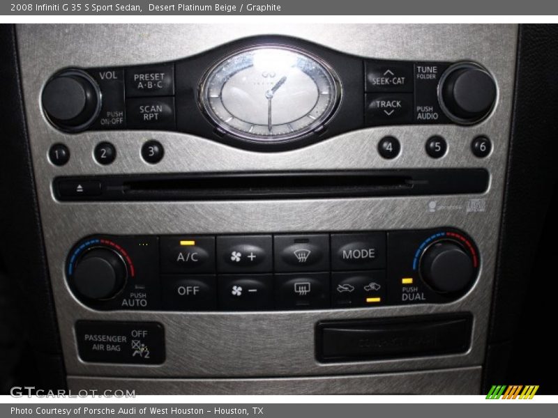 Desert Platinum Beige / Graphite 2008 Infiniti G 35 S Sport Sedan