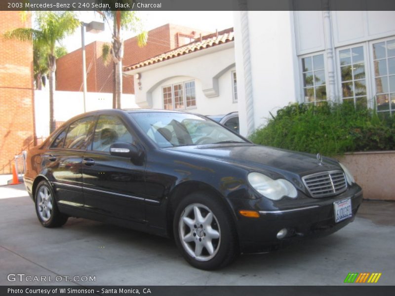 Black / Charcoal 2003 Mercedes-Benz C 240 Sedan