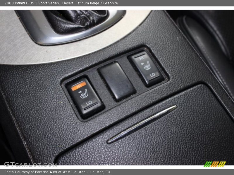 Desert Platinum Beige / Graphite 2008 Infiniti G 35 S Sport Sedan