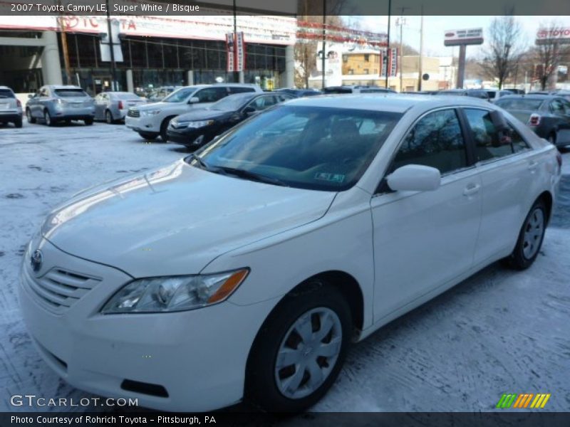 Super White / Bisque 2007 Toyota Camry LE