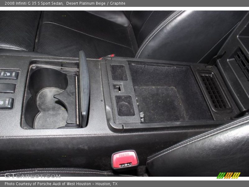 Desert Platinum Beige / Graphite 2008 Infiniti G 35 S Sport Sedan