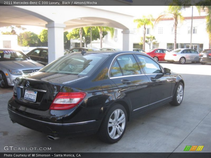 Black / Almond/Mocha 2011 Mercedes-Benz C 300 Luxury