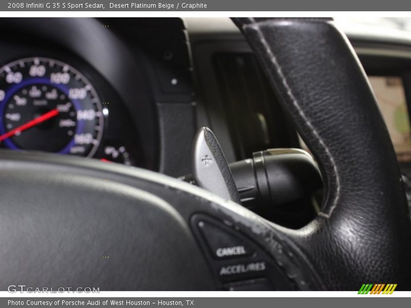 Desert Platinum Beige / Graphite 2008 Infiniti G 35 S Sport Sedan