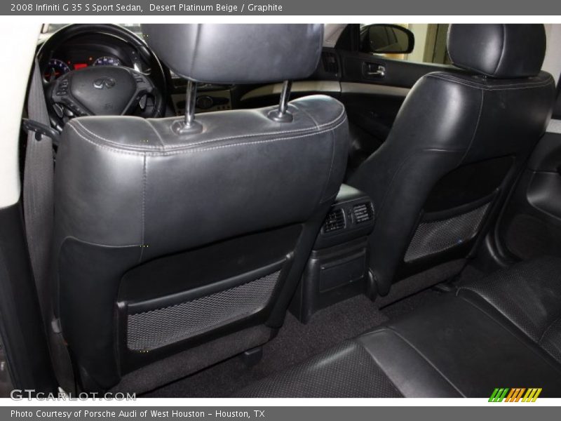 Desert Platinum Beige / Graphite 2008 Infiniti G 35 S Sport Sedan