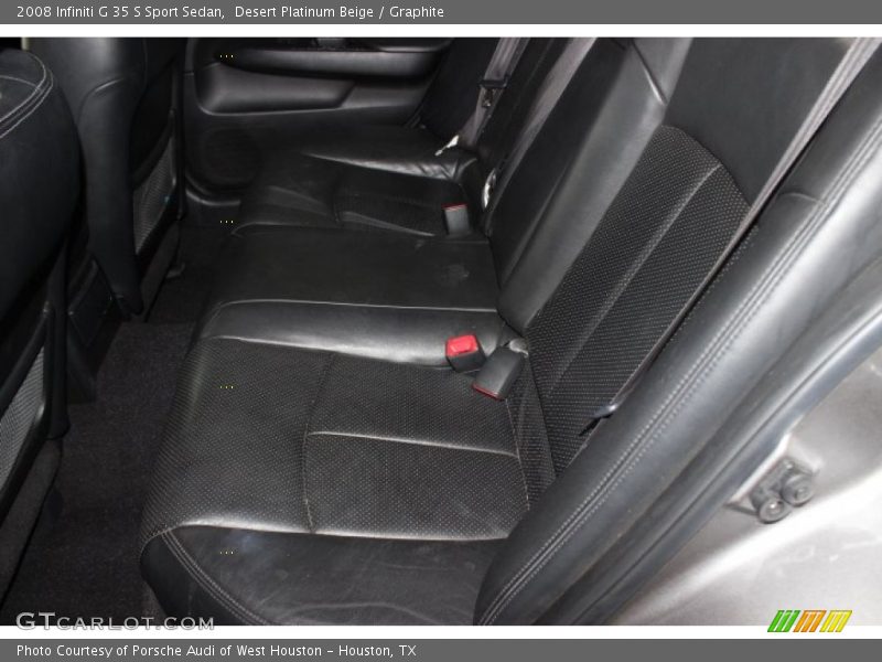 Desert Platinum Beige / Graphite 2008 Infiniti G 35 S Sport Sedan
