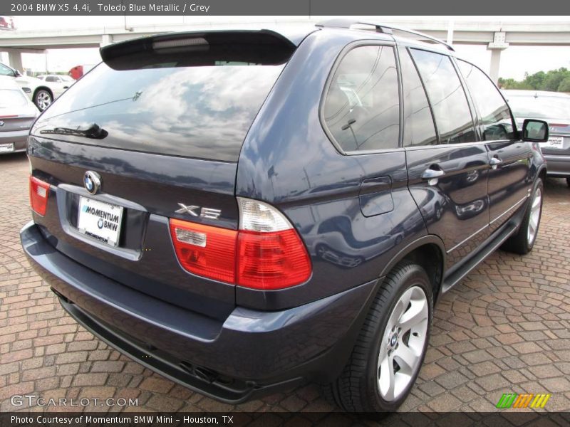Toledo Blue Metallic / Grey 2004 BMW X5 4.4i