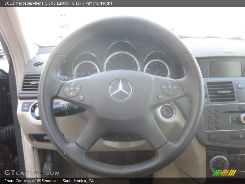 Black / Almond/Mocha 2011 Mercedes-Benz C 300 Luxury