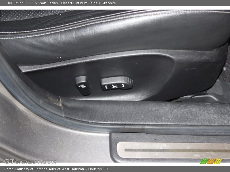 Desert Platinum Beige / Graphite 2008 Infiniti G 35 S Sport Sedan