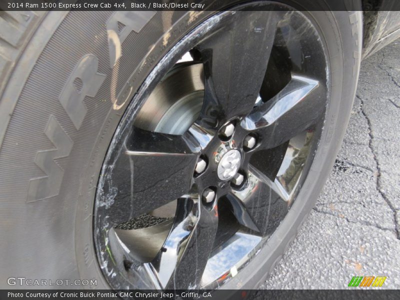 Black / Black/Diesel Gray 2014 Ram 1500 Express Crew Cab 4x4