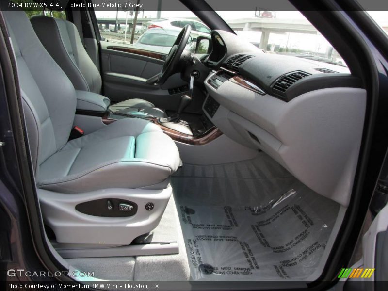 Toledo Blue Metallic / Grey 2004 BMW X5 4.4i