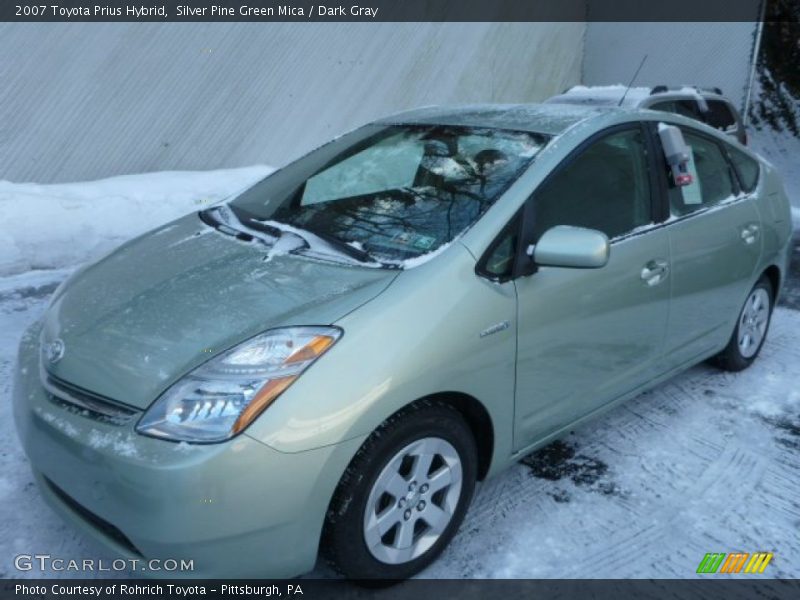 Silver Pine Green Mica / Dark Gray 2007 Toyota Prius Hybrid