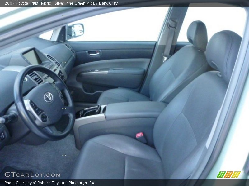 Silver Pine Green Mica / Dark Gray 2007 Toyota Prius Hybrid