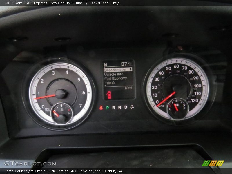 Black / Black/Diesel Gray 2014 Ram 1500 Express Crew Cab 4x4
