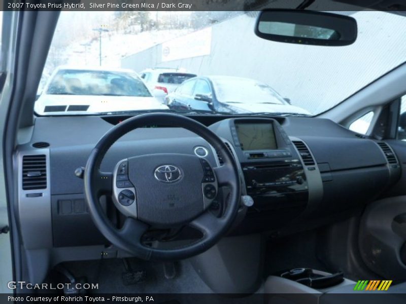 Silver Pine Green Mica / Dark Gray 2007 Toyota Prius Hybrid