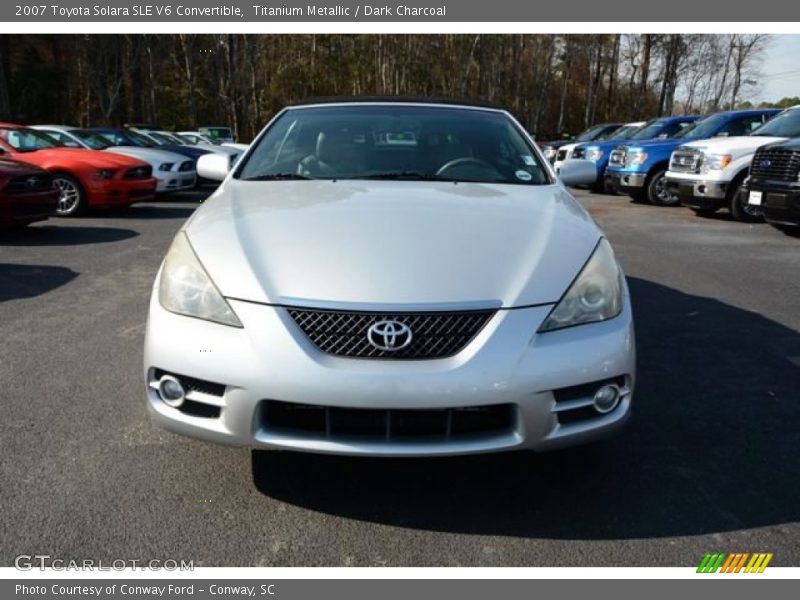 Titanium Metallic / Dark Charcoal 2007 Toyota Solara SLE V6 Convertible
