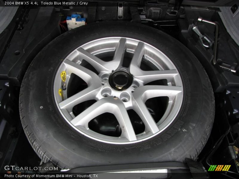 Toledo Blue Metallic / Grey 2004 BMW X5 4.4i