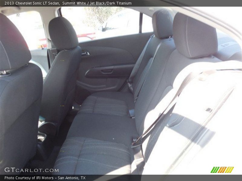 Summit White / Jet Black/Dark Titanium 2013 Chevrolet Sonic LT Sedan