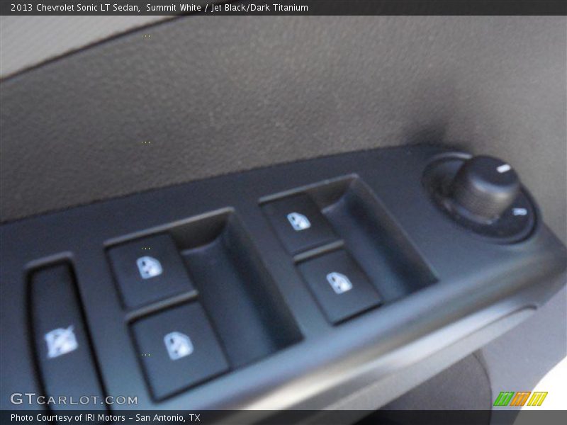 Summit White / Jet Black/Dark Titanium 2013 Chevrolet Sonic LT Sedan