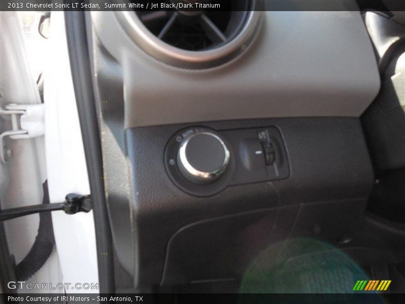 Summit White / Jet Black/Dark Titanium 2013 Chevrolet Sonic LT Sedan