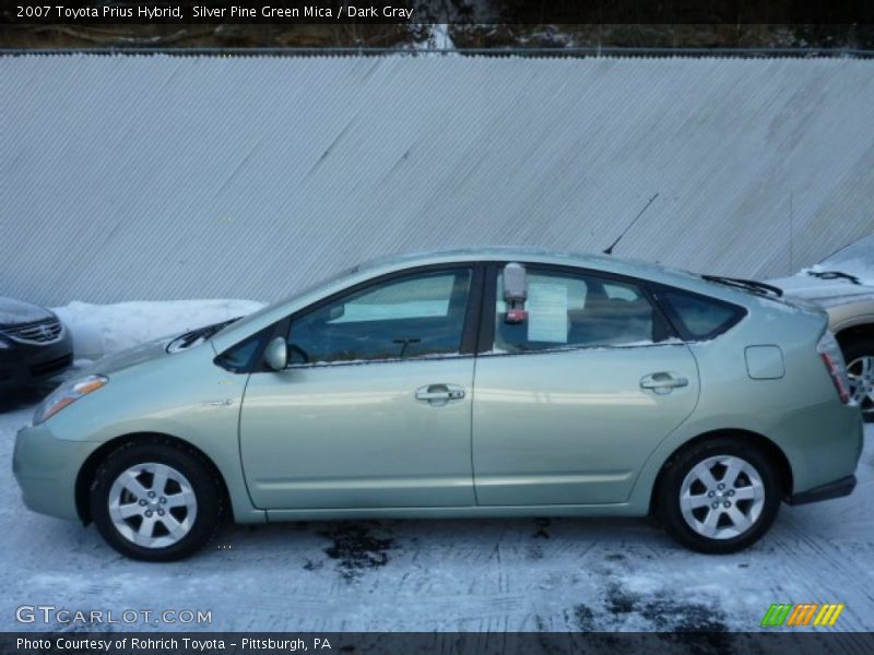 Silver Pine Green Mica / Dark Gray 2007 Toyota Prius Hybrid
